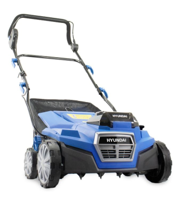 Hyundai HY2196 2 x 20V (40V) Cordless Lawn Scarifier, Aerator & Dethatcher Rake 380mm 4Ah Li-Ion Batteries Brushless | HY2196