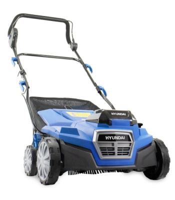 Hyundai HY2197 Artificial Grass Sweeper 2x 20V (40V) 380mm Working Width, Brushless Motor, 4Ah Li-ion Batteries | HY2197