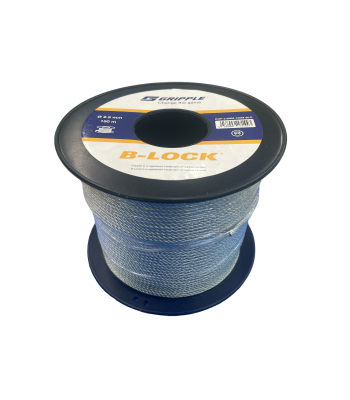 Gripple 2mm 150m B-Lock Wire Rope (per 8) - ROP-2MM-150M-BL2-UK