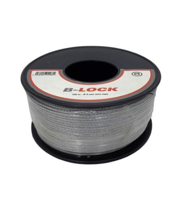 Gripple B-Lock Side Release Wire Rope - 1.5mm X 50M wire - BL2-SML-1.5MM-50M-30CP