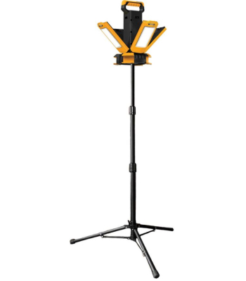 CONNEXIONS LED Work lamp Square with 12000 Lumens 110v and 120w Heavy Duty Tripod Stand Light - 10908
