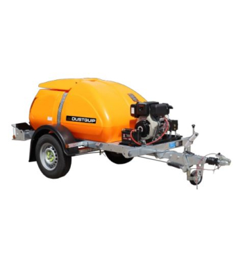 Dustquip Cold pressure washer 1100 Ltr Road Tow Bowser c/w Petrol Engine elec start pressure washer 15 LPM / 200 bar. - CWRT1100- 15/200/P