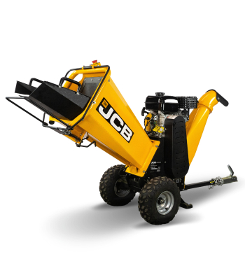 JCB CH75100P 100mm 4inch Heavy Duty Petrol Wood Chipper 7.5Hp 224cc 4-Stroke - JCB-CH75100P