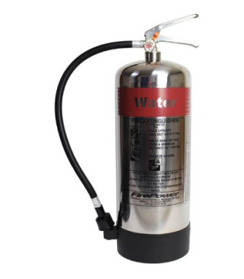 Evacuator Chrome Water Extinguisher 9L - TX9LWC
