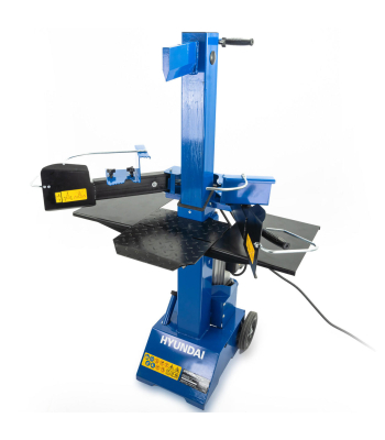 Hyundai 8 Tonne Vertical Electric Log Splitter with Hydraulic Ram and Dual Handle Control - 550mm Length - Code HYLS8000VE