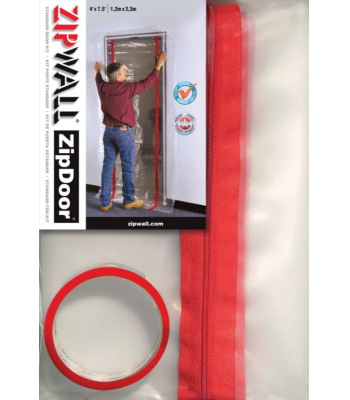Zipwall ZipDoor® Kit - Heavy Duty Standard Dust Containment Door Kit - ZDS