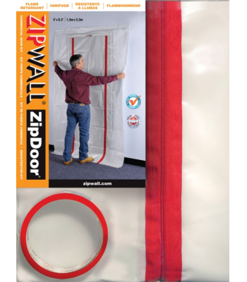 Zipwall Heavy Duty Commercial Dust Containment ZipDoor® Kit - ZDC