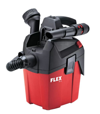 Flex VC 6 L MC 18.0 Compact vacuum cleaner with manual filter cleaning, 6 l, class L - 481491