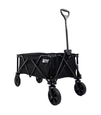 GardenTek Folding Trolley On Wheels Garden Trolley 120kg Load 135 Litre Capacity - Code GTW220