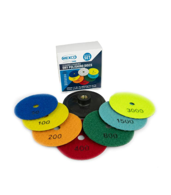 Mexco Ceramic Diamond Dry Polishing Disc Kit - MEXPOLKIT