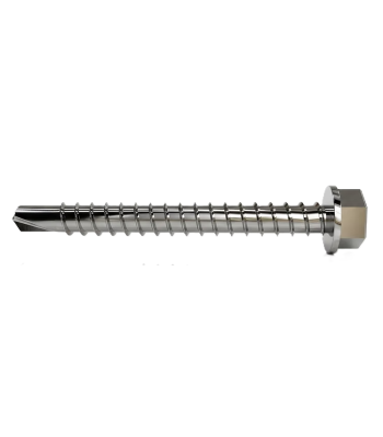 Evolution A4 Bi Met 5.5 x 100mm hex head self-drilling screw A4BMHH5.5-100-3 - Per box of 100