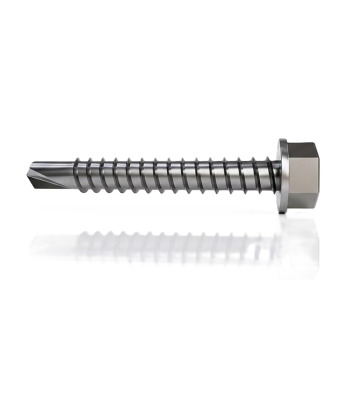 Evolution A4 Bi Met 5.5 x 100mm hex head self-drilling screw A4BMHH5.5-100-5 - Per box of 100