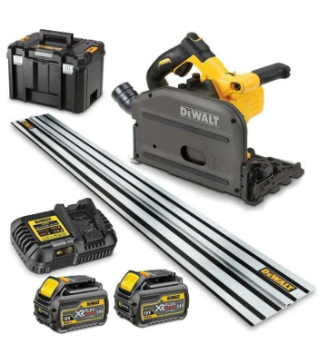 DeWALT 54V Plunge Saw FLEXVOLT 165 mm Blade - Code DCS520T2G