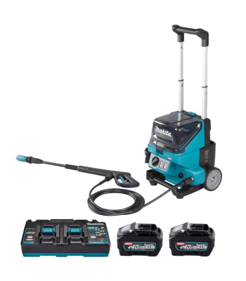 Makita 40Vmax XGT Cordless Pressure Washer With 2 x 5.0Ah Batteries & Charger - Code HW001GT201