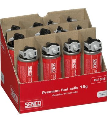 SENCO PC1309P POLAR GAS FUEL CELL 18G FOR 2ND FIX GAS NAILERS - Box Qty 12