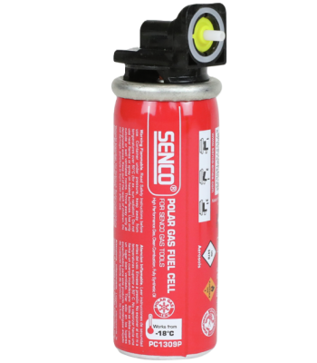 Senco PC1309P Polar Gas Fuel Cell 18g for 2nd Fix Gas Nailers - Box Qty 12