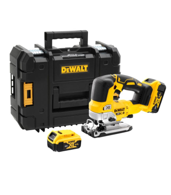 DEWALT 18V Jigsaw including 2 x 5.0Ah Li-ion batteries and charger - Code DCS334P2