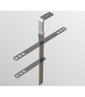 VISTA Twisted D Stem - Available in different sizes Code TDS-STST