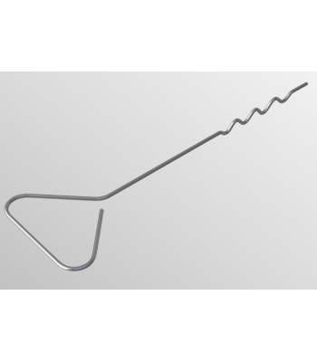 VISTA Wavy Tail Ties (Available in different sizes) - Code V30-STST