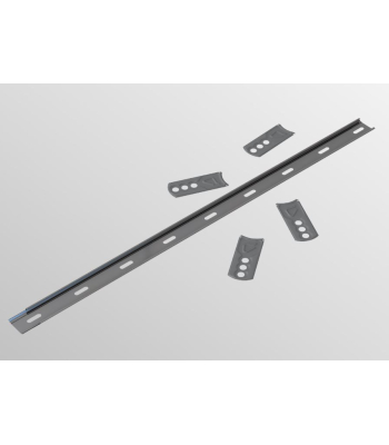 VISTA Universal Stainless Steel Wall Starter System (per 10) - Code V63-24-STST