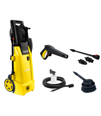 Lavor Ninja 145bar Electric Pressure Washer 1900W 7L/Min Flow 6m Hose & Attachments - 8.092.0071C