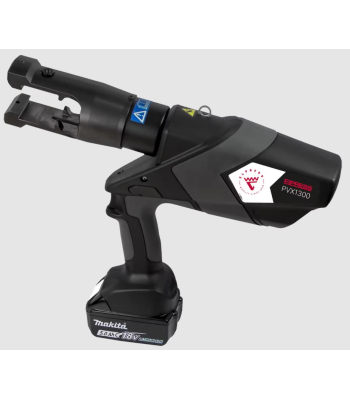 PVX1300DB Elpress Battery Operated Crimp Tool - Dual Crimp inc 2 Batteries + Charger - PVX1300DB2BATT.KIT