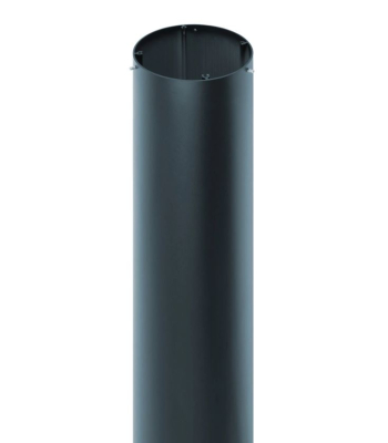 Red Arrow Guard Bollard Post Anthracite - GRD24A-POST