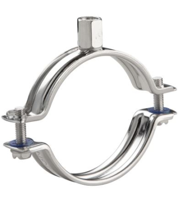 Erico Pipe Clip, Macrofix Non-Insulated, M8/M10 Rod Size 3/4in Pipe per 10 - 586403