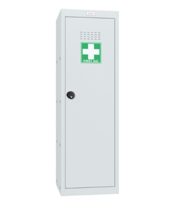 Phoenix Size 4 Light Grey Medical Cube Locker with Combination Lock - MC1244GGC