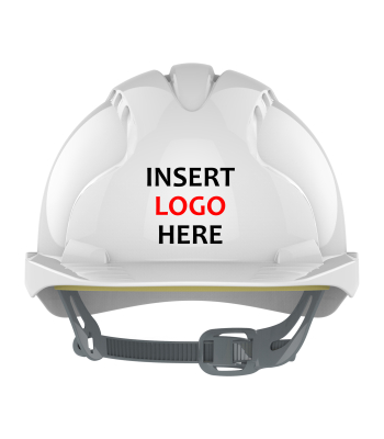 JSP EVO®2 Safety Helmet - Slip Ratchet - Vented - Custom Printed Logo - Branded Helmet - Qty 120