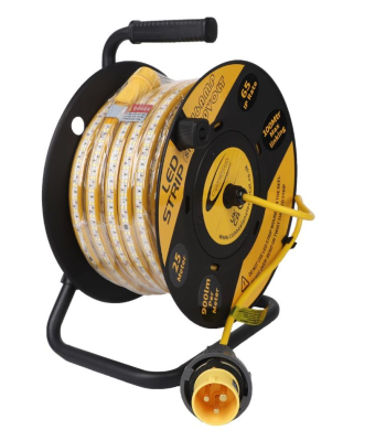 Connexion 110V LED Strip Light 25m Reel 16amp plug IP65 – 10906