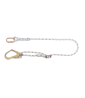 JSP 2m Adjustable Restraint Lanyard with Scaffold Hook - FAR0312