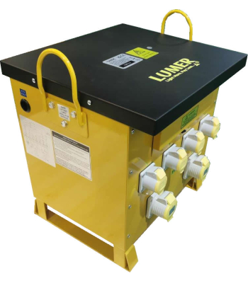 LUMER 10KVA Continuously Rated Three Phase Site Transformer (BS4363) (Input 400 Volt/Output 110 Volt) – Code LM07371