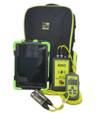 TPI Europe Smart Wireless THREE channel  Vibration & Bearing Wear Analyser & Data Collector - TPI9043