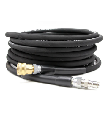 Heavy Duty 5/16 inch  Pressure Washer Hose - 3/8 inch  Male & Female Quick Release, 250 Bar/3750 PSI Rated - Different Sizes Available