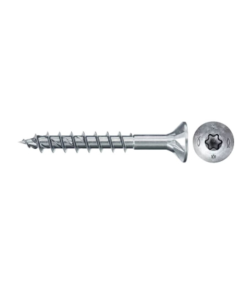 fischer PowerFast FPF II CTP 4.5 x 40 Countersunk Head TX Star Recess Partial Thread Blue Zinc Plated