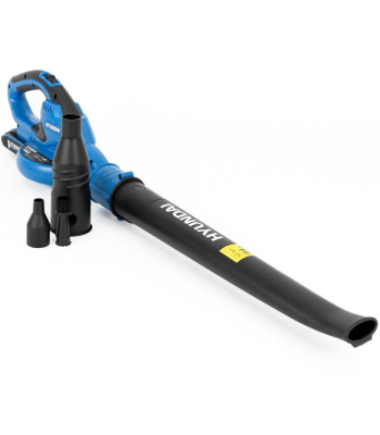 Hyundai 20V Cordless Leaf Blower, 200Km/h Air Speed, 2Ah Li-Ion Battery and Charger - HY20CB