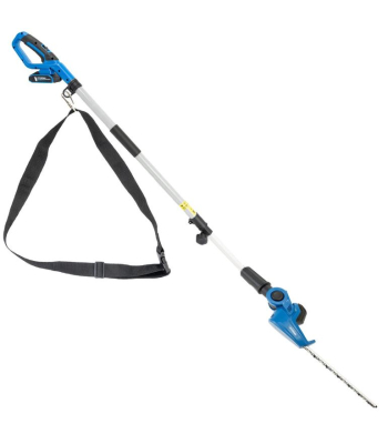 Hyundai 20V 450mm Cordless Long Reach Pole Hedge Trimmer, 2.6m Long Reach, 2.0Ah li-ion Battery & Charger - HY20CPHT
