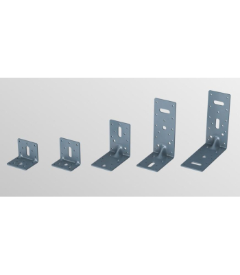 BPC GC-AB Angle Brackets Reinforced Rib (Anthracite Grey) (Different Sizes Available) - GC-AB