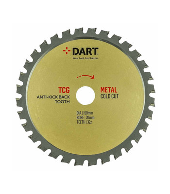 DART Gold PMC Metal Blade 305mm x 25.4B x 60Z - Code PMC30525460