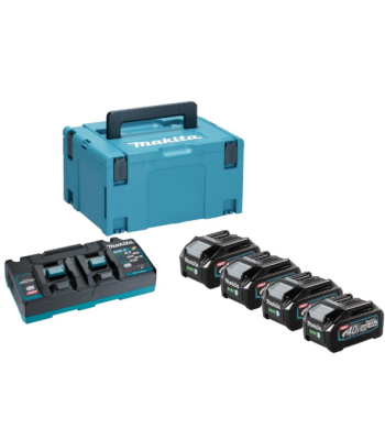 Makita 191U34-1 Power Source Kit 4-40v-4Ah Dual Charger MakPac 3 Box