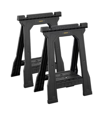 STANLEY 362kg Folding Sawhorse (Pair)
