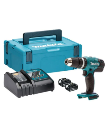 Makita DHP453RTJ 18v LXT Cordless Combi Drill Inc 2x 5.0Ah Batts