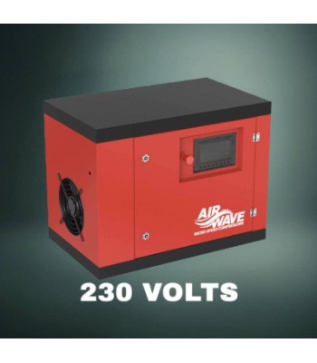 Airwave Micro-Speed, Variable Speed Compressor, 5.5hp/4Kw-230V, 17 CFM, 6-10 Bar, Floor Mounted