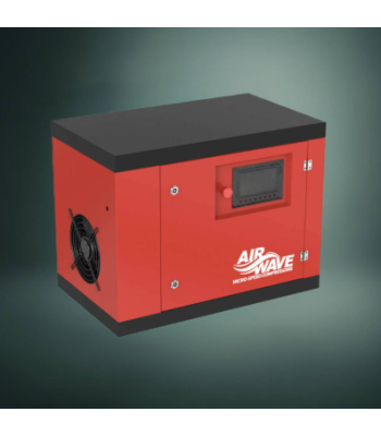 Airwave Micro-Speed, Variable Speed Compressor, 5.5hp/4Kw-400V, 17 CFM, 6-10 Bar, Floor Mounted