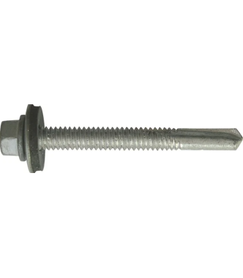 50mm Tek Screw Hex Head With Bonded EPDM Washer TSBW5.5-50-5 (5.5mm x 50mm) Box of 100