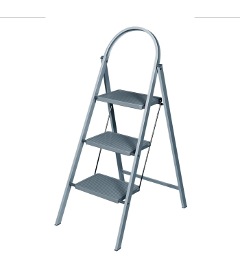 Werner Handy Step Stool - 3 Step - Grey - Code 12753