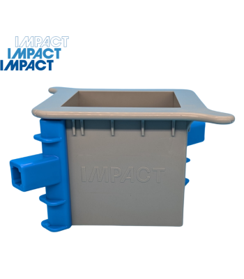 Impact CN148 100mm 2 Part Plastic Cube Mould  - pack of 6