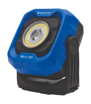 nightsearcher Micro 1100 | 1100 Lumens | Rechargeable Mixed-Beam Worklight - NSMICRO1100