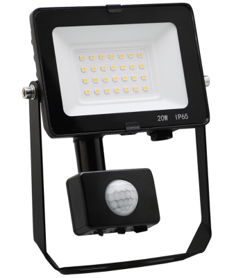 Red Arrow Comet LED Floodlight with PIR 20W 6500K - CMT20PIR-65